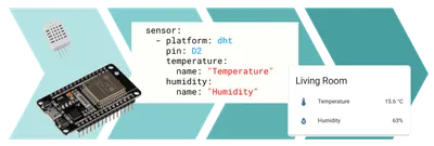 ESPHome 仪表板显示已连接的设备