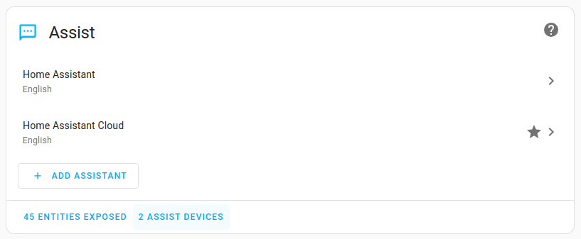 选择 Home Assistant Cloud 语音助手