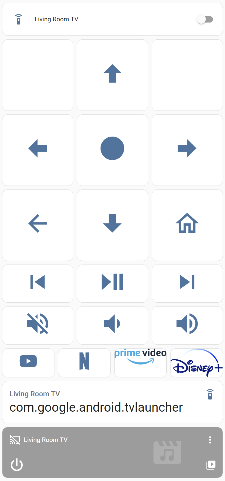 Android TV Remote 示例截图