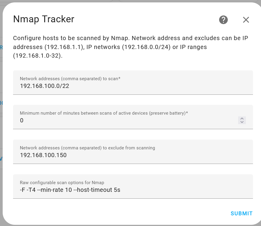 nmap 定制示例