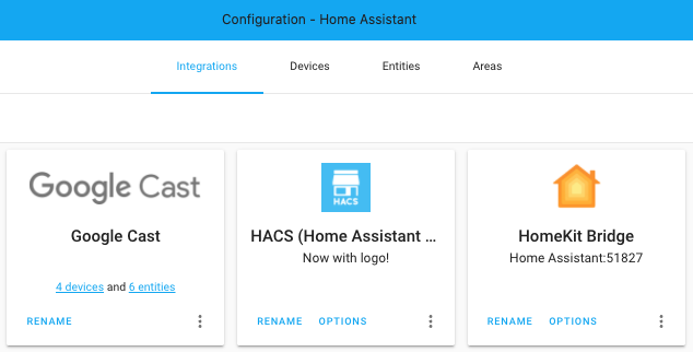 HACS icon 在 Home Assistant 前端中的显示